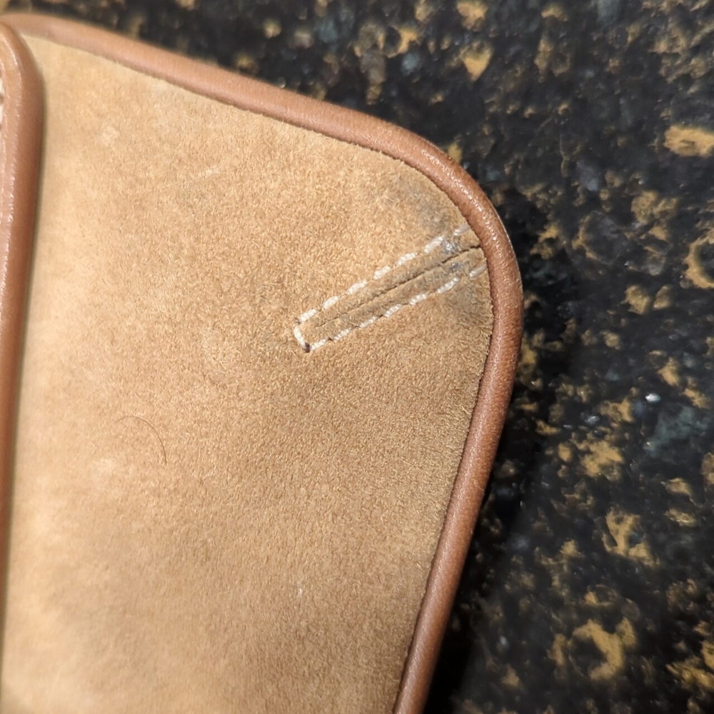 Y2K Coach Suede Leather Wristlet - Picture 5 of 11